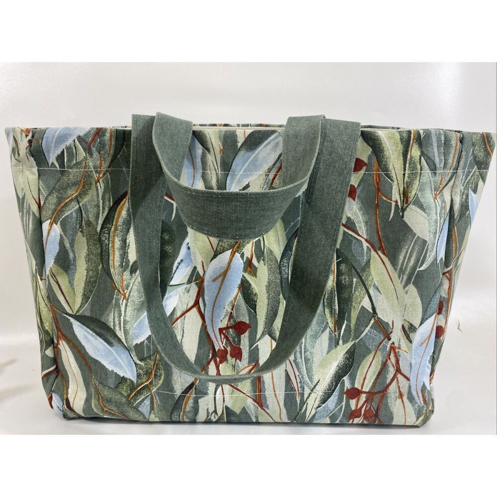 Morgan & Finch Botanical Tote Bag Carryall 17” X‎ 13” X 5”